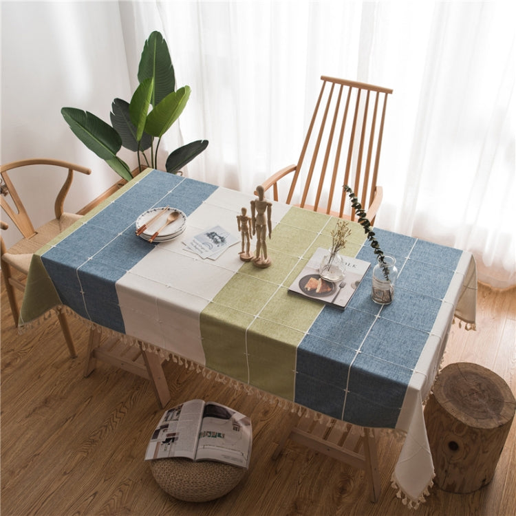 Tovaglia rettangolare in cotone e lino, tovaglia da pranzo, decorazione per la casa, cucina per feste di matrimonio, 140x200cm, 140x220cm, 140x250cm, 140x260cm