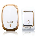 Campanello impermeabile wireless Smart Music cercapersone CACAZI K01, consegna colore casuale, spina USA / UE / Regno Unito
