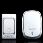 Campanello impermeabile wireless Smart Music cercapersone CACAZI K01, consegna colore casuale, spina USA / UE / Regno Unito