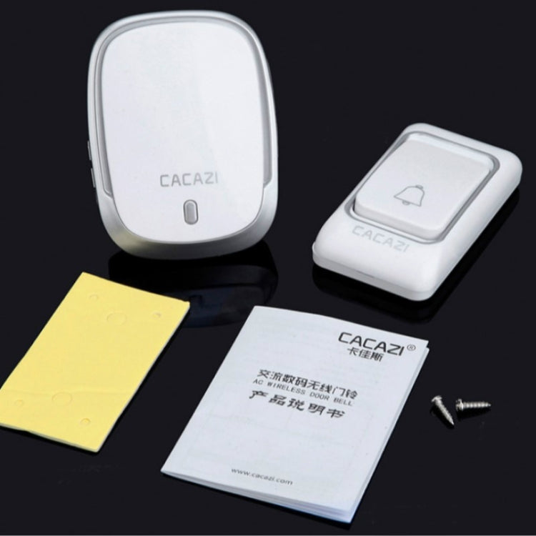 Campanello impermeabile wireless Smart Music cercapersone CACAZI K01, consegna colore casuale, spina USA / UE / Regno Unito