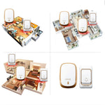 Campanello impermeabile wireless Smart Music cercapersone CACAZI K01, consegna colore casuale, spina USA / UE / Regno Unito