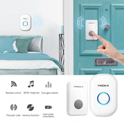 Campanello wireless Yiroka Campanello intelligente Campanello digitale per anziani, EU Plug, US Plug