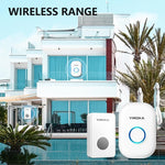 Campanello wireless Yiroka con allarme e alimentazione EU/US