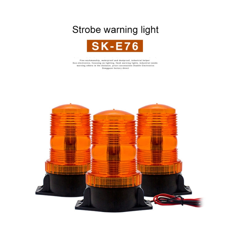 Luci di avvertimento per carrelli elevatori 10-110 V Luci stroboscopiche per la scuola Traffico Costruzione LED Tetto per veicoli di ingegneria Luci flash, Forklift Warning Lights