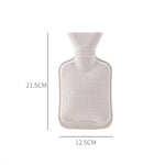 Borsa per acqua calda in peluche, borsa per acqua calda con lavaggio a forma di coniglio