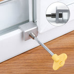 Fermaporta antifurto per porta e finestra della guardia di sicurezza per bambini, Single Hole, Double Hole