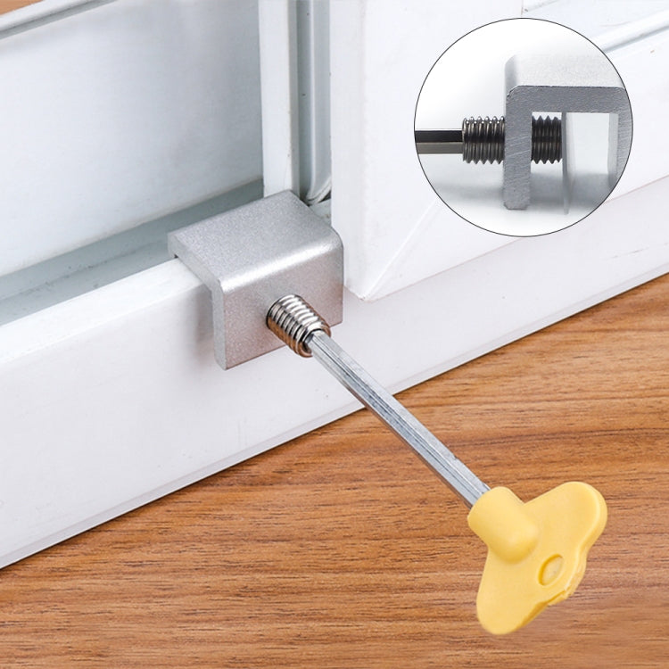 Fermaporta antifurto per porta e finestra della guardia di sicurezza per bambini, Single Hole, Double Hole