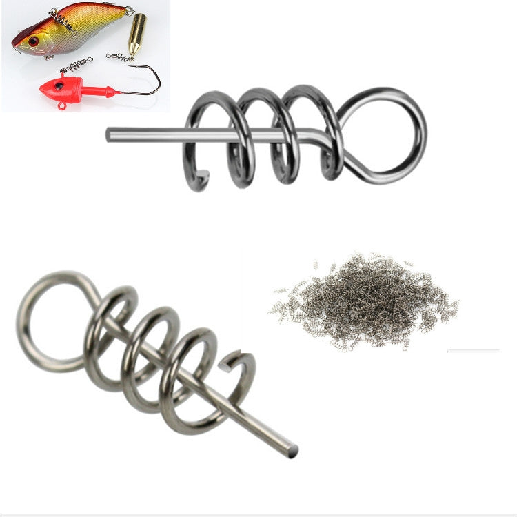 Accessori Luya Perno a molla per esca morbida con perno di bloccaggio, 1.5CM 50 PCS, 3.5CM 50 PCS, 1.5CM 100 PCS, 3.5CM 100 PCS