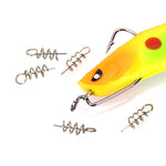 Accessori Luya Perno a molla per esca morbida con perno di bloccaggio, 1.5CM 50 PCS, 3.5CM 50 PCS, 1.5CM 100 PCS, 3.5CM 100 PCS