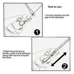 Il dispositivo di disaccoppiamento rapido non danneggia la linea, Aluminum Hook Remover, Pure copper Hook Remover