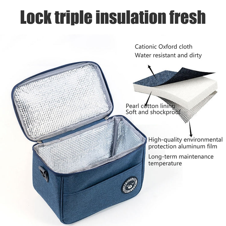 Borsa termica per il pranzo, resistente e impermeabile, per il pranzo, con tracolla, S, M, L