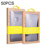 Scatola per imballaggio custodia in pelle per custodia in carta kraft da 50 pezzi, L 5.8-6.7 Inch, S 4.7 Inch