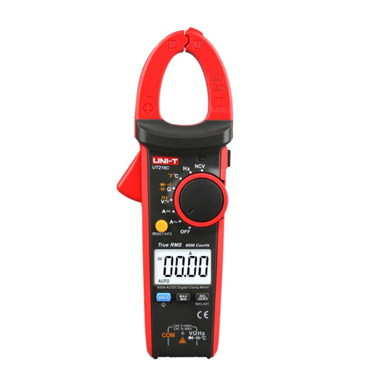 Rilevatore tensione AC DC con pinza amperometrica digitale 600A