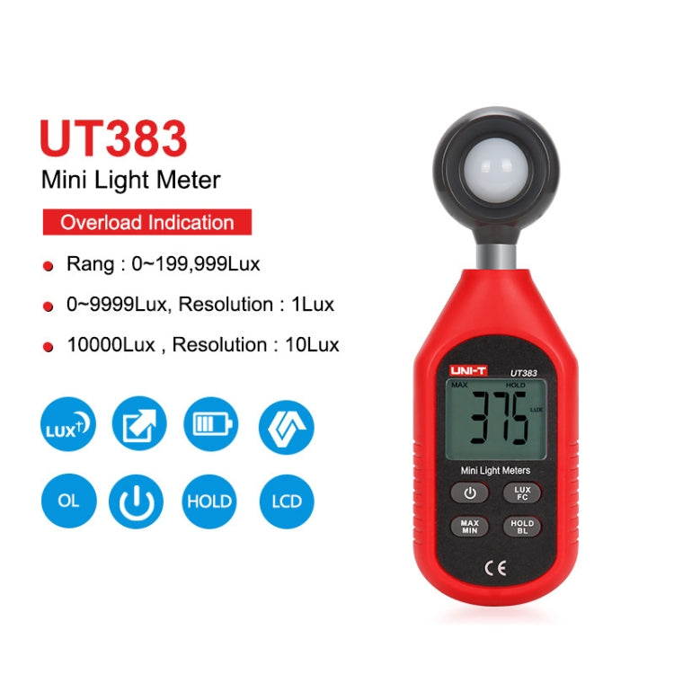 Esposimetro digitale UNI-T UT383 con Bluetooth