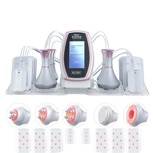 Macchina dimagrante laser lipo a radiofrequenza per cavitazione ultrasonica 6 in 1 80K, US Plug, EU Plug, UK Plug, AU plug