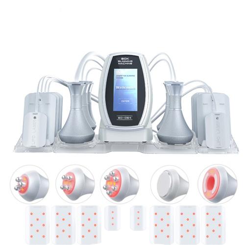 Macchina dimagrante laser lipo a radiofrequenza per cavitazione ultrasonica 6 in 1 80K, US Plug, EU Plug, UK Plug, AU plug