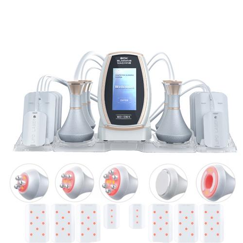 Macchina dimagrante laser lipo a radiofrequenza per cavitazione ultrasonica 6 in 1 80K, US Plug, EU Plug, UK Plug, AU plug