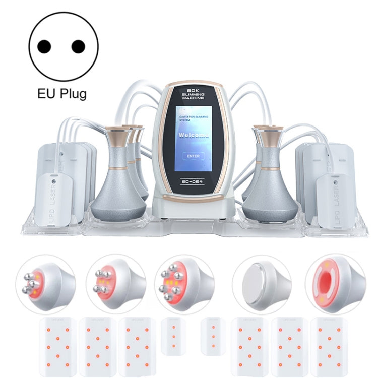 Macchina dimagrante laser lipo a radiofrequenza per cavitazione ultrasonica 6 in 1 80K, US Plug, EU Plug, UK Plug, AU plug