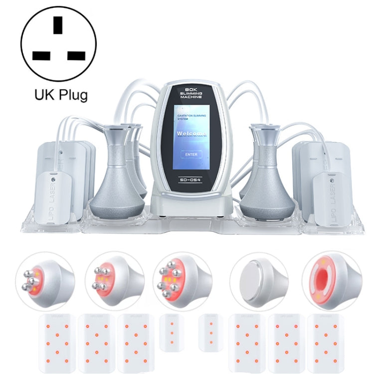 Macchina dimagrante laser lipo a radiofrequenza per cavitazione ultrasonica 6 in 1 80K, US Plug, EU Plug, UK Plug, AU plug