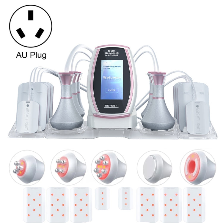 Macchina dimagrante laser lipo a radiofrequenza per cavitazione ultrasonica 6 in 1 80K, US Plug, EU Plug, UK Plug, AU plug