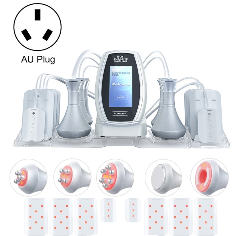 Macchina dimagrante laser lipo a radiofrequenza per cavitazione ultrasonica 6 in 1 80K, US Plug, EU Plug, UK Plug, AU plug