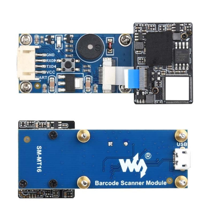 Il modulo scanner di codici 2D Waveshare supporta la scansione di codici a barre ad alta densità da 4mil, 23962, 23962