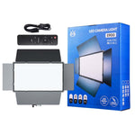 E900 55W 3000K-6500K Luci a schermo piatto Luce di riempimento per trasmissione in diretta, Regular Models, Knob Model, Knob Battery Model