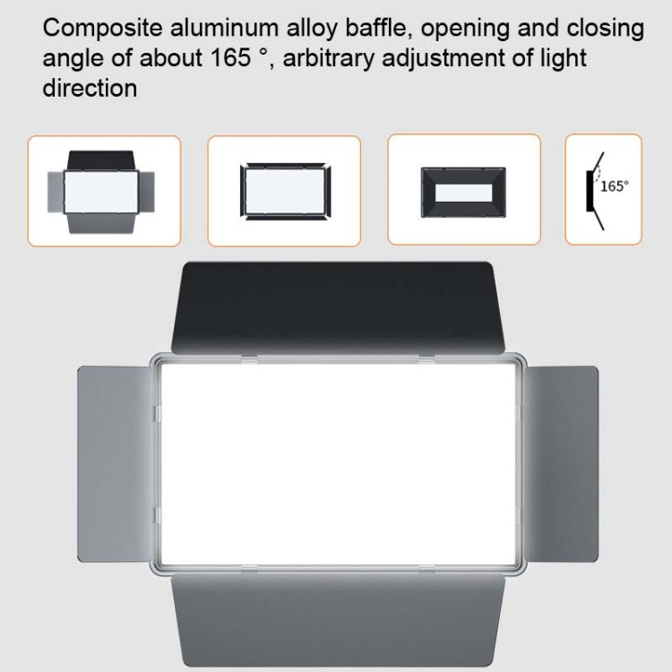 E900 55W 3000K-6500K Luci a schermo piatto Luce di riempimento per trasmissione in diretta, Regular Models, Knob Model, Knob Battery Model