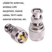 Convertitore adattatore coassiale RF dritto maschio UHF PL259 da BNC maschio a UHF, BNC Male To UHF Male