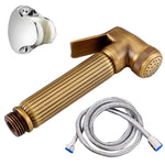 Set di ugelli per lavaggio donna multifunzionali a pressione con arresto dell'acqua, B Set Gold, B Set Black Antique, B Set Chrome, B Set Antique