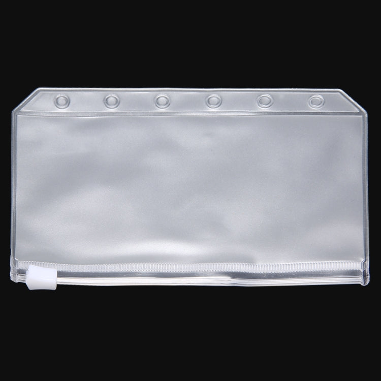 Borsa per banconote da 3 pezzi Borsa per biglietti da visita con bordo a strappo Tasca a fogli mobili con inserto in PVC con cerniera, A5 L, A6 M, A7 S