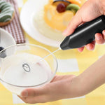 Frusta elettrica per caffè al latte, mini frullatore semiautomatico per uso domestico
