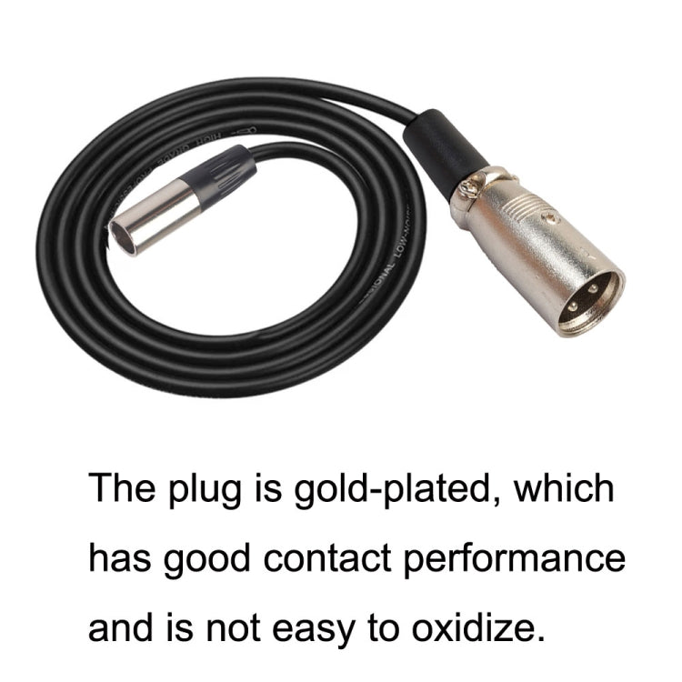 Cavo bilanciato XLR mini maschio a mini maschio audio 48V