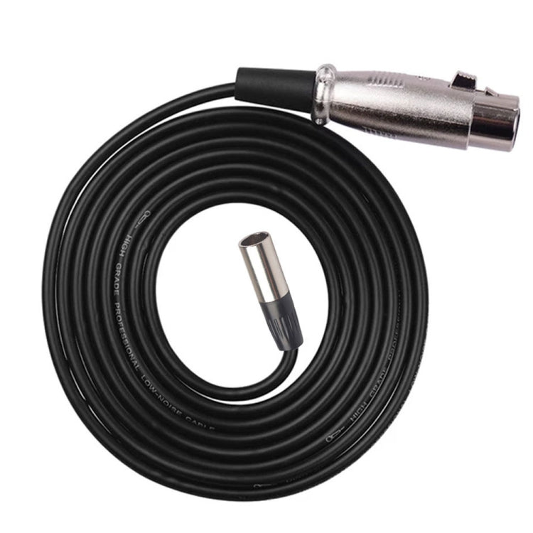 Cavo di bilanciamento XLrmini Caron femmina a mini maschio per cavo audio microfono scheda audio 48V, 0.5m, 1m, 1.5m, 2m, 3m, 5m, 10m