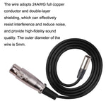 Cavo bilanciato XLRmini femmina a mini maschio audio 48V
