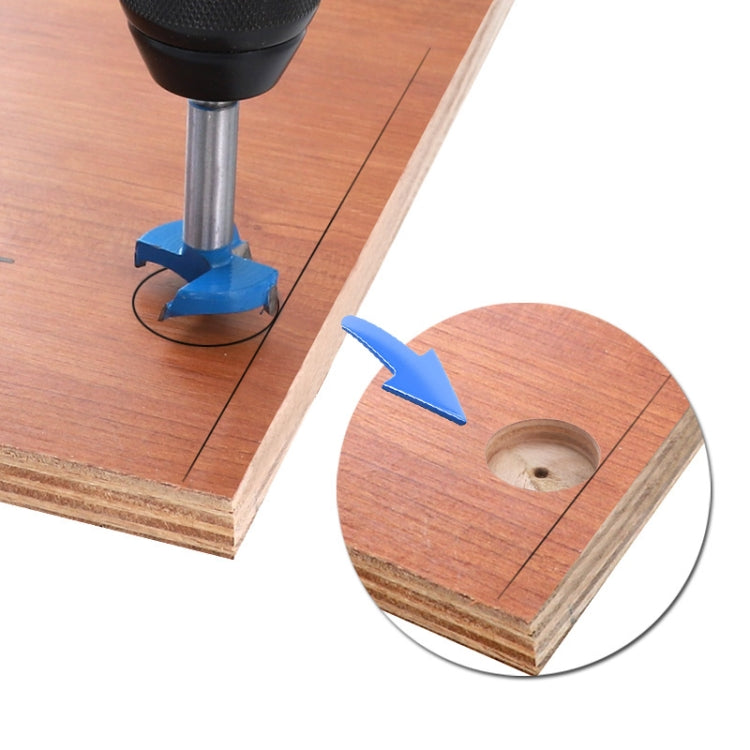 Strumento ausiliario per l'installazione di punzonatura del posizionatore della cerniera del pannello della porta di apertura della cerniera per la lavorazione del legno da 35 mm, Single, Single + Hole Opener, Single + Hole Opener+Pencil               ...
