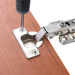 Strumento ausiliario per l'installazione di punzonatura del posizionatore della cerniera del pannello della porta di apertura della cerniera per la lavorazione del legno da 35 mm, Single, Single + Hole Opener, Single + Hole Opener+Pencil               ...