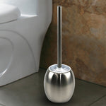 Spazzola per la pulizia del bagno Scopino per WC creativo in acciaio inossidabile, Stainless Steel Toilet Brush