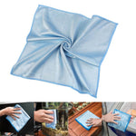 Panno per pulizia antitraccia in microfibra da 10 pezzi, 30x30cm Blue, 40x40cm Blue, 40x60cm Blue, 30x30cm Pink, 40x40cm Pink, 40x60cm Pink, 30x30cm Grey, 40x40cm Grey, 40x60cm Grey