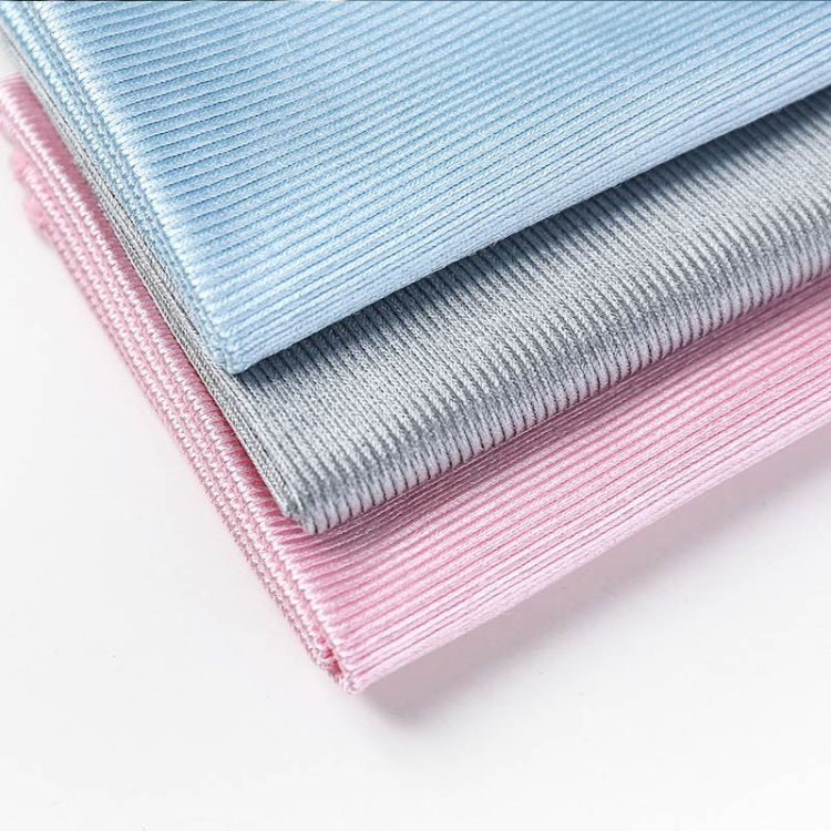 Panno per pulizia antitraccia in microfibra da 10 pezzi, 30x30cm Blue, 40x40cm Blue, 40x60cm Blue, 30x30cm Pink, 40x40cm Pink, 40x60cm Pink, 30x30cm Grey, 40x40cm Grey, 40x60cm Grey