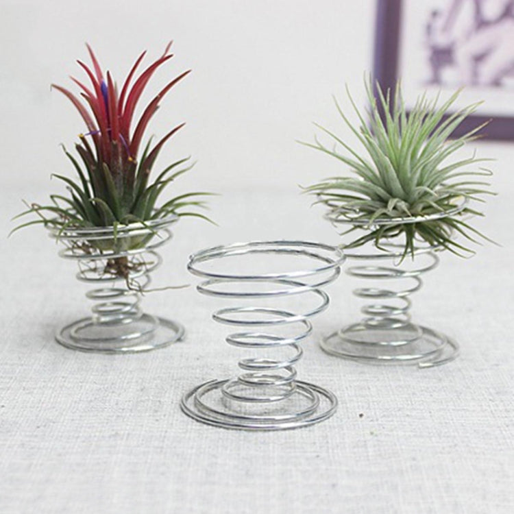 Base a molla per supporto per radicazione ananas in filo di alluminio da 2 pezzi, Pineapple Rooting Holder