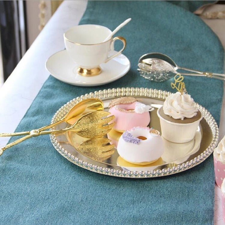 Clip per insalata, dessert, torta, posate in lega di zinco retrò, Cake Fruit Square Head Silver Clip, Cake Fruit Round Head Silver Clip, Cake Fruit Round Head Gold Clip, Cake Fruit Square Head Gold Clip
