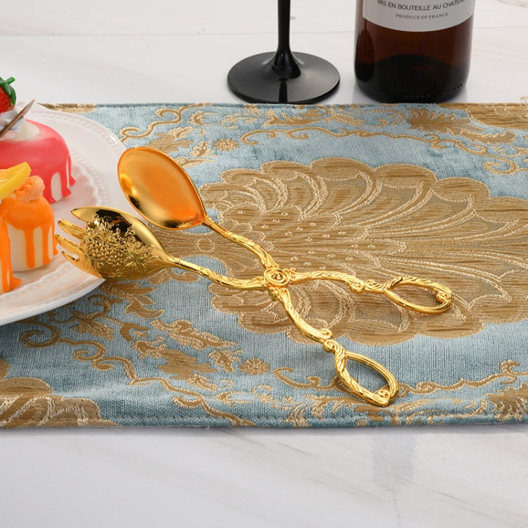 Clip per insalata, dessert, torta, posate in lega di zinco retrò, Cake Fruit Square Head Silver Clip, Cake Fruit Round Head Silver Clip, Cake Fruit Round Head Gold Clip, Cake Fruit Square Head Gold Clip