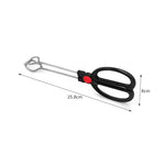 Pinza per barbecue con manico in plastica in acciaio inossidabile, clip per alimenti, strumenti per barbecue, 9 Inch, 12 Inch