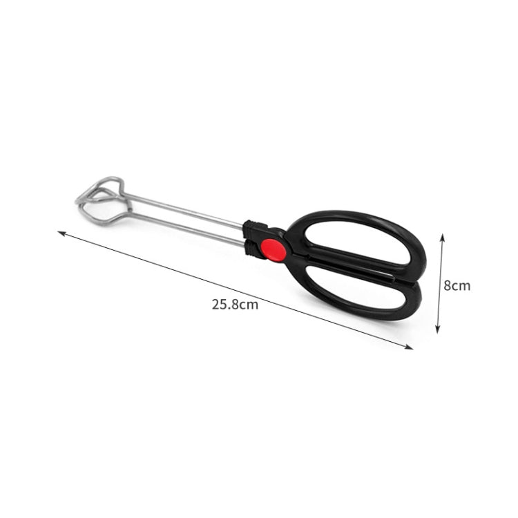 Pinza per barbecue con manico in plastica in acciaio inossidabile, clip per alimenti, strumenti per barbecue, 9 Inch, 12 Inch