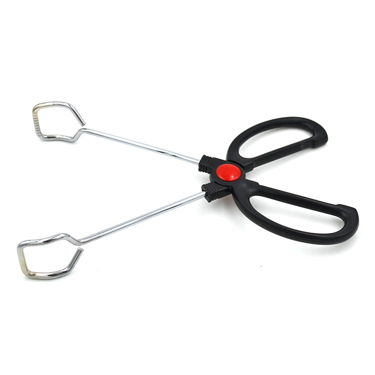 Pinza per barbecue con manico in plastica in acciaio inossidabile, clip per alimenti, strumenti per barbecue, 9 Inch, 12 Inch