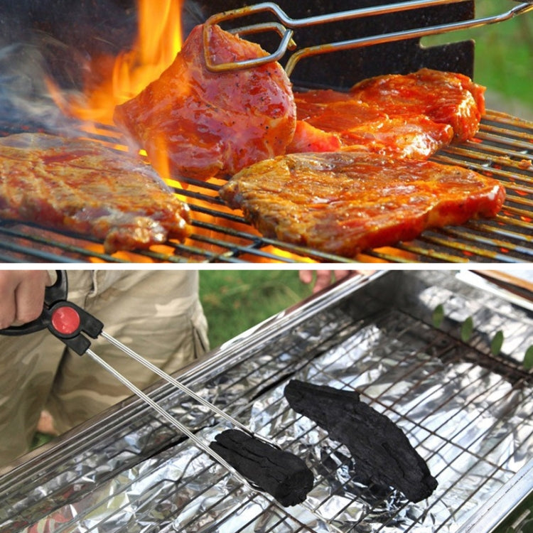 Pinza per barbecue con manico in plastica in acciaio inossidabile, clip per alimenti, strumenti per barbecue, 9 Inch, 12 Inch