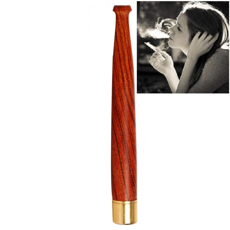 Il filtro per asta tirante per ramoscelli da donna può lavare il portasigarette lungo in legno di sandalo, 5 mm Fine Smoke