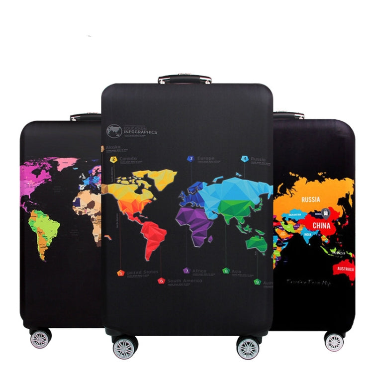 Copri bagaglio da viaggio Valigia antipolvere Protezione antigraffio Manica elastica, S Size 19 to 21 inch, M Size 22 to 24 inch, L Size 26 to 28 inch, XL Size 29 to 32 inch