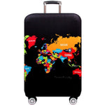 Copri bagaglio da viaggio Valigia antipolvere Protezione antigraffio Manica elastica, S Size 19 to 21 inch, M Size 22 to 24 inch, L Size 26 to 28 inch, XL Size 29 to 32 inch